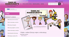 Desktop Screenshot of mikroskopy-levenhuk.cz